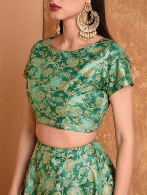floral flared skirt with top set - 16645787 - Standard Image - 5