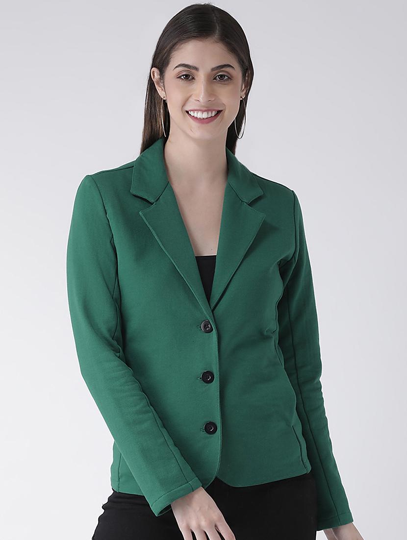 lapel neck pocket slit jacket - 16645819 - Zoom Image - 2