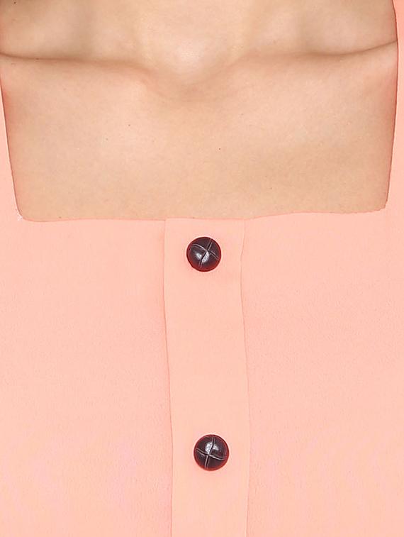 square neck bell sleeved top - 16645879 - Zoom Image - 5