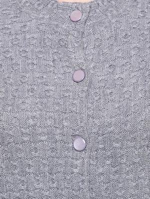 long sleeved woolen cardigan - 16645919 - Standard Image - 5