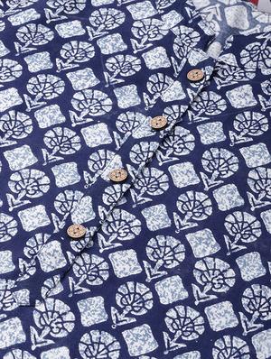 indigo straight kurta - 16645968 - Standard Image - 5