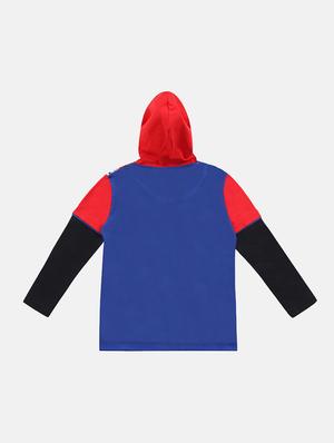 long sleeved hooded t-shirt - 16646151 - Standard Image - 2