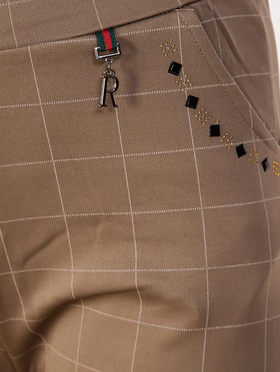 high rise embellished straight trouser - 16646440 - Zoom Image - 5