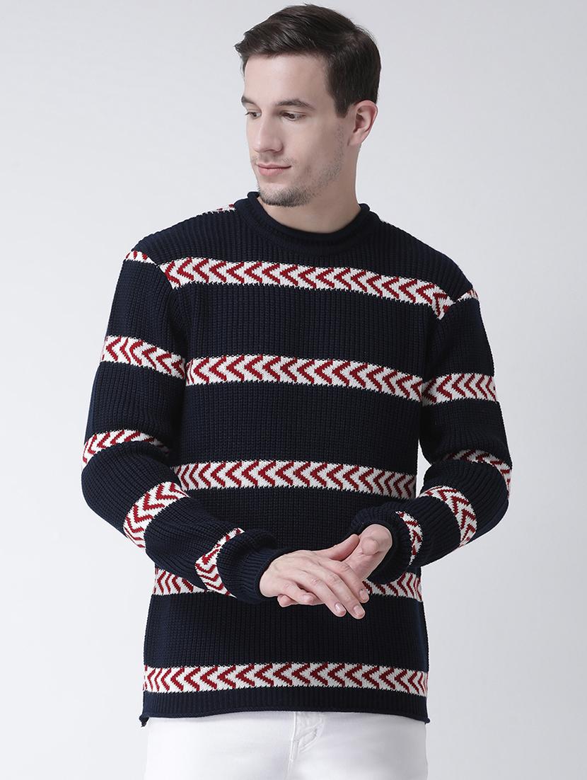 navy blue striped pullover - 16646603 - Zoom Image - 2