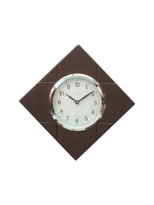 wooden frame & circular dial analog wall clock - 16647406 - Very Small Image - 1