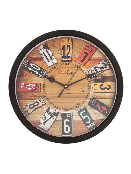 designer round analog wall clock - 16647460 - Standard Image - 1