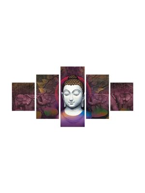 lord buddha premium canvas painting set of 5 - 16648111 - Standard Image - 2