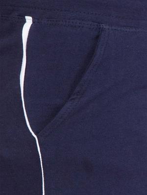 navy blue side striped full length track pant - 16648499 - Standard Image - 5