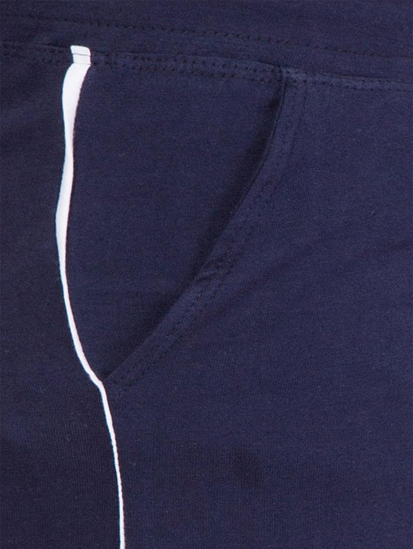 navy blue side striped full length track pant - 16648499 - Zoom Image - 5