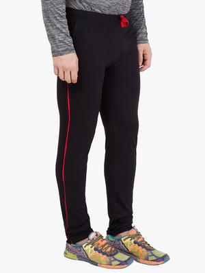 black side striped full length track pant - 16648500 - Standard Image - 2