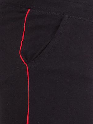 black side striped full length track pant - 16648500 - Standard Image - 5