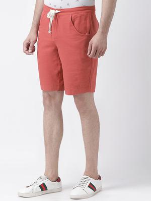red solid shorts - 16648821 - Standard Image - 2