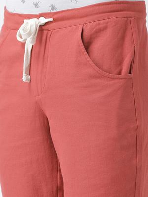 red solid shorts - 16648821 - Standard Image - 5