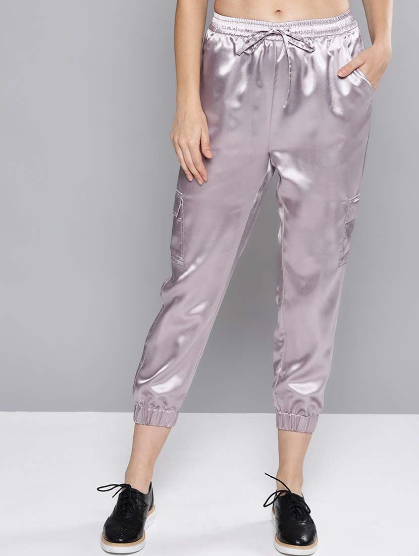 drawstring waist joggers