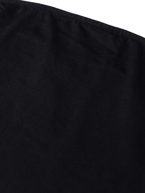 black solid tube dress - 16649222 - Standard Image - 5