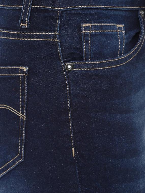 high rise knee slit jean - 16649267 - Zoom Image - 5