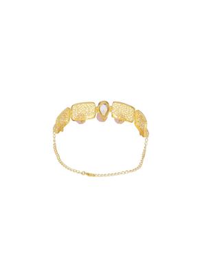 pink brass choker necklace - 16649364 - Standard Image - 2