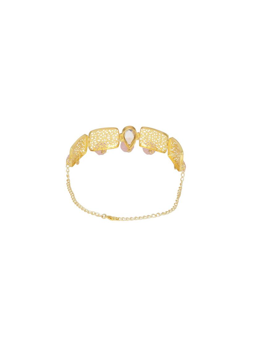 pink brass choker necklace - 16649364 - Zoom Image - 2