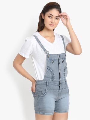 stone washed denim dungaree - 16649372 - Standard Image - 2