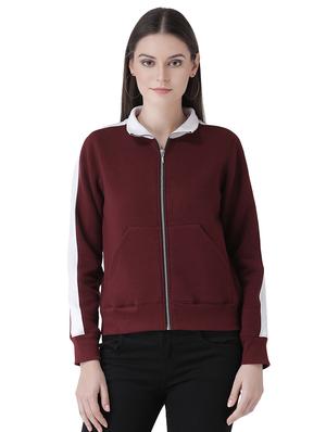 contrast strap long sleeved jacket - 16649487 - Standard Image - 2