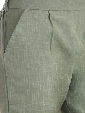 high rise pleated trouser - 16649984 - Standard Image - 5