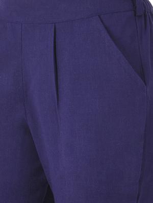 high rise pleated trouser - 16649985 - Standard Image - 5