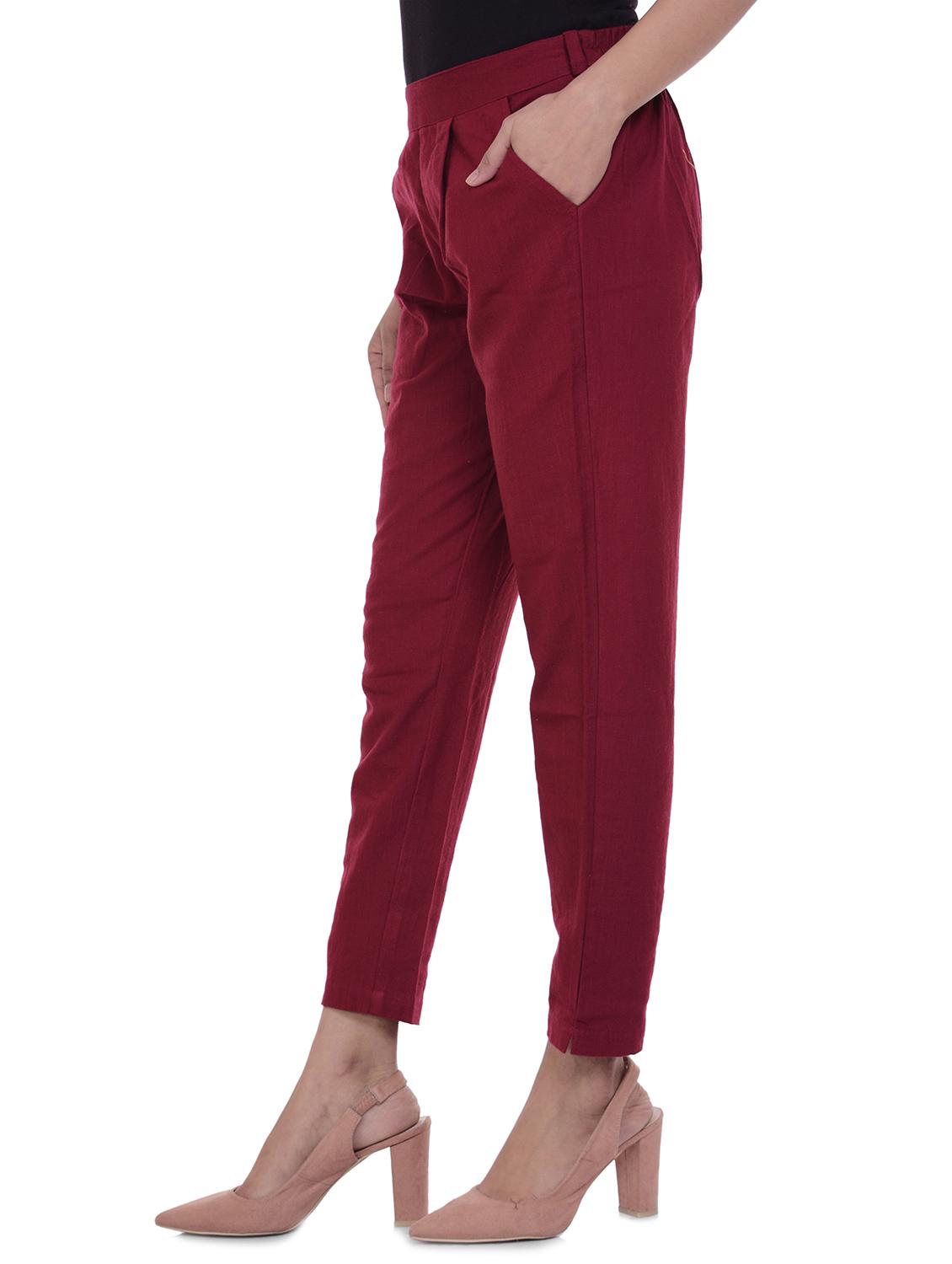 high rise pleated trouser - 16649992 - Zoom Image - 2