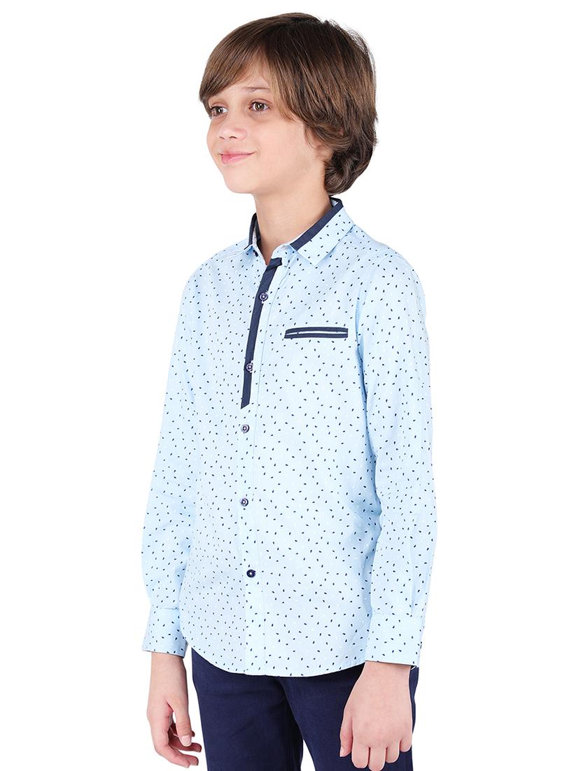 blue cotton shirt - 16650651 - Zoom Image - 2