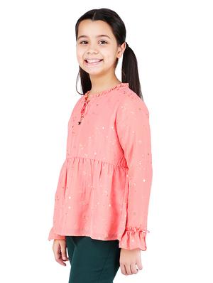 tie knot long sleeved top - 16650735 - Standard Image - 2