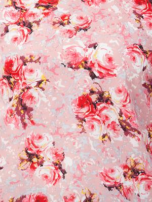 round neck floral top - 16650937 - Standard Image - 5