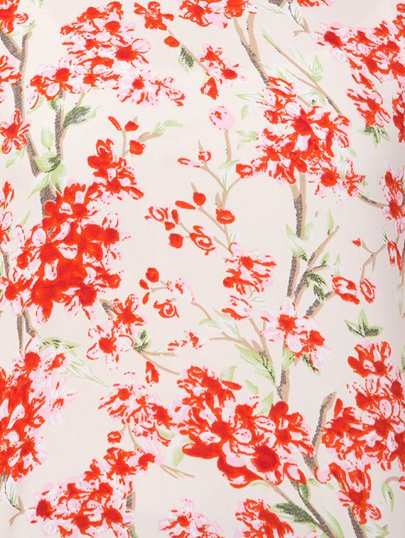 round neck floral top - 16650944 - Zoom Image - 5