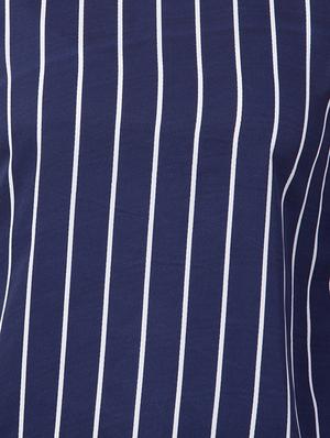 round neck striped top - 16650945 - Standard Image - 5