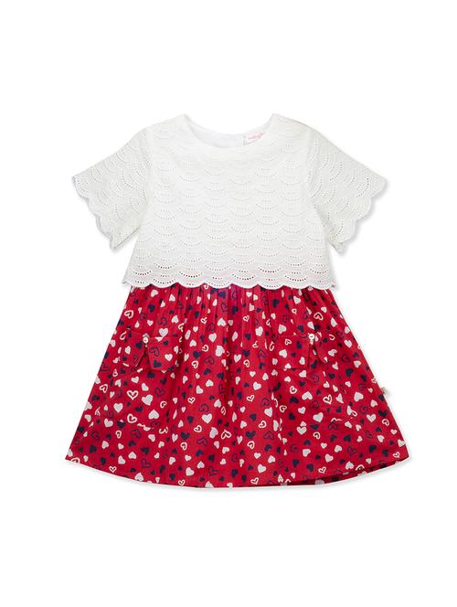red cotton frock - 16651224 - Standard Image - 1