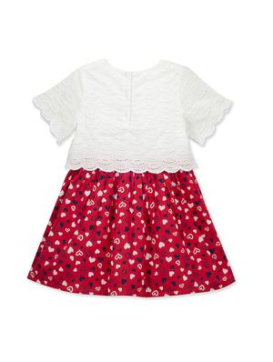 red cotton frock - 16651224 - Standard Image - 2
