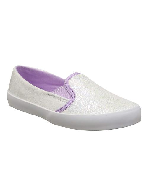 white leather slip on casual shoes - 16651448 - Standard Image - 1
