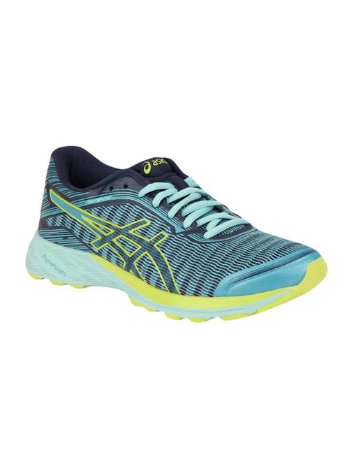 blue fabric lace up sport shoes - 16651634 - Very Small Image - 1
