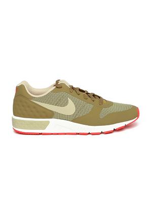 green leather lace up sport shoes - 16653972 - Standard Image - 2
