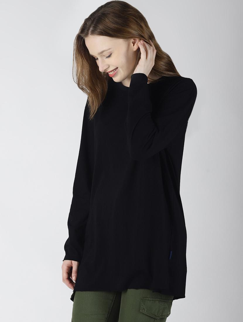 long sleeved solid tee - 16654601 - Zoom Image - 2