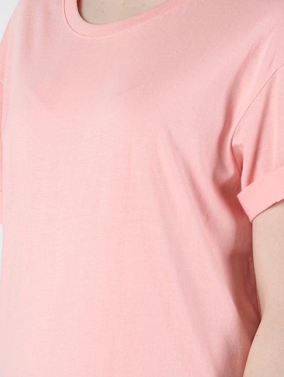 round neck solid tee - 16654604 - Zoom Image - 5