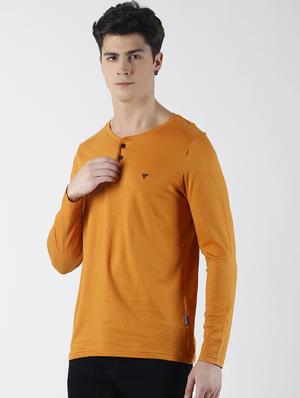 yellow solid t-shirt - 16654609 - Standard Image - 2