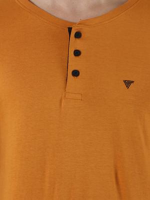 yellow solid t-shirt - 16654609 - Standard Image - 5
