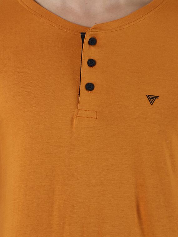 yellow solid t-shirt - 16654609 - Zoom Image - 5