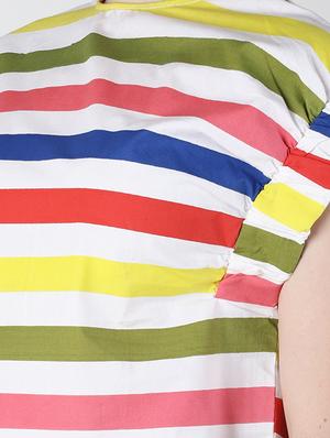 crew neck striped top - 16654616 - Standard Image - 5