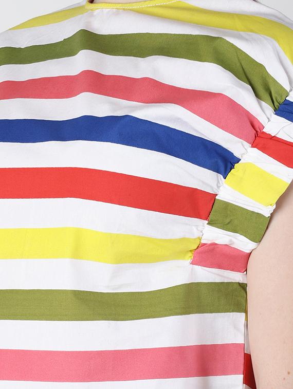 crew neck striped top - 16654616 - Zoom Image - 5