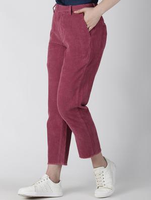 high rise solid trouser - 16654637 - Standard Image - 2