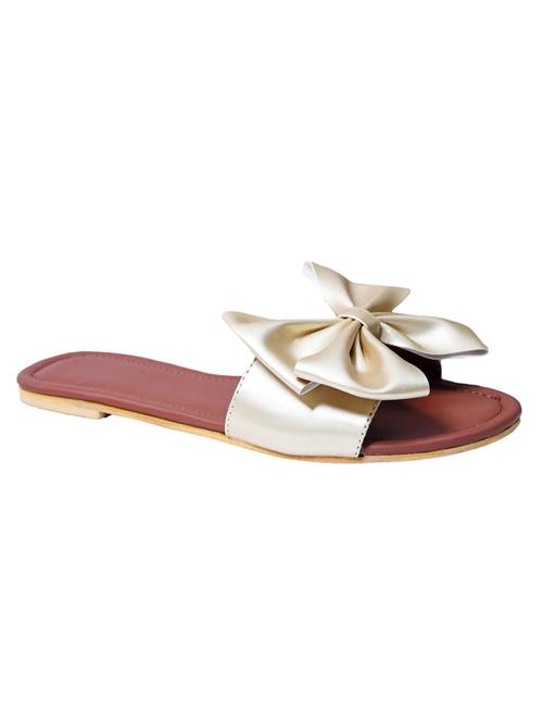gold slip on sandals - 16654690 - Standard Image - 1