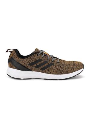 orange fabric lace up sport shoes - 16655112 - Standard Image - 2