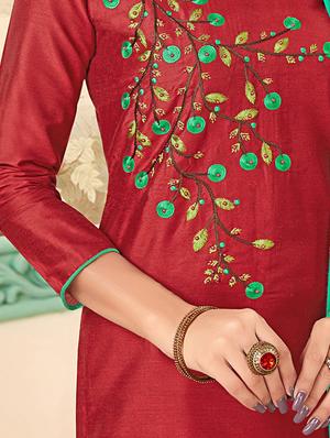 churidaar suits unstitched suit - 16655652 - Standard Image - 2
