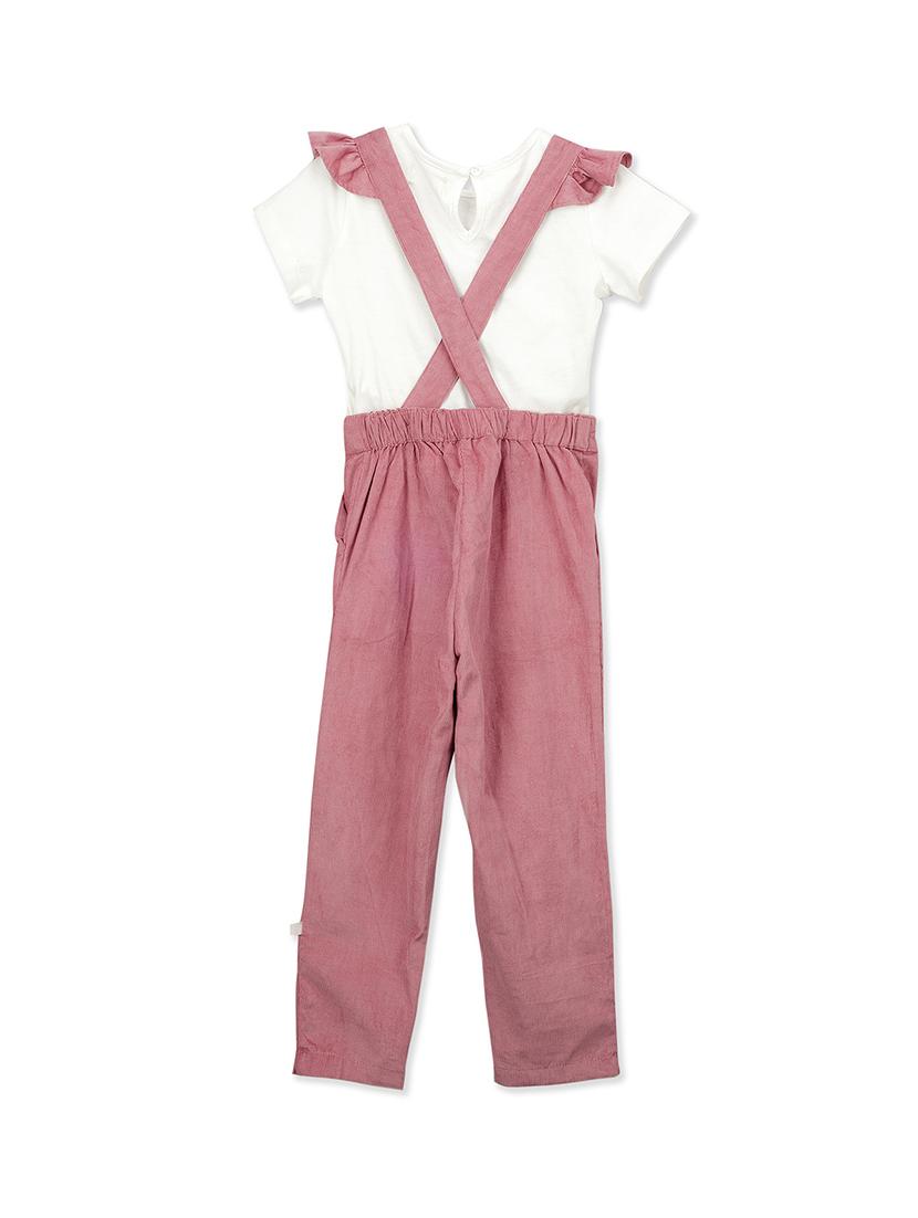red corduroy dungarees jump suit - 16655753 - Zoom Image - 2