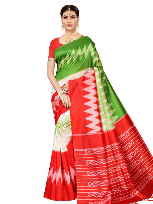 chevron bhagalpuri saree with blouse - 16655979 - Standard Image - 1